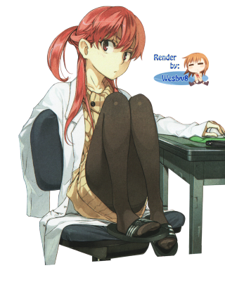 Girl sitting desk laptop cartoon - a girl sitting free wallpaper