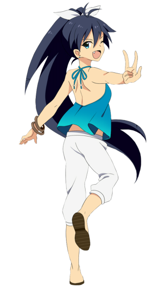Girl dancing longhair blue top - a girl free wallpaper