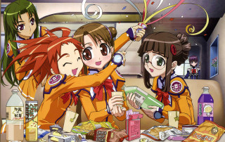 Girls table food drinks gathering - a group of girls free wallpaper