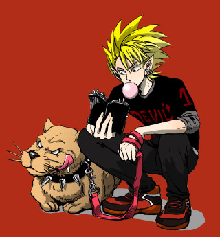 Man sitting cat phone ground - andrew law free wallpaper