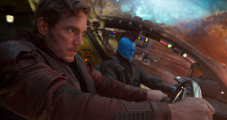 Man driving car star wars - another man in the background free wallpaper