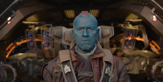 Blue hair beard helmet leather - a red collar free wallpaper