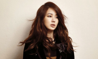 Woman long hair black jacket - byeon sangbyeok free wallpaper
