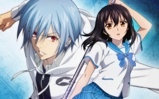 Anime characters blue white hair - the other holding free wallpaper