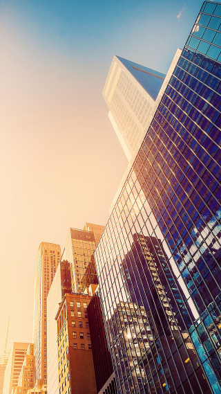 Tall buildings sky background city - tall building free wallpaper