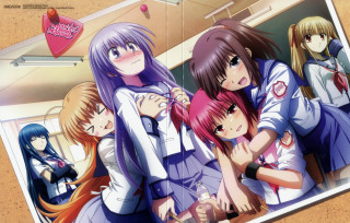 Anime girls room mirror picture - a mirror free wallpaper