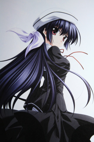 Woman long black hair hat - long black hair free wallpaper