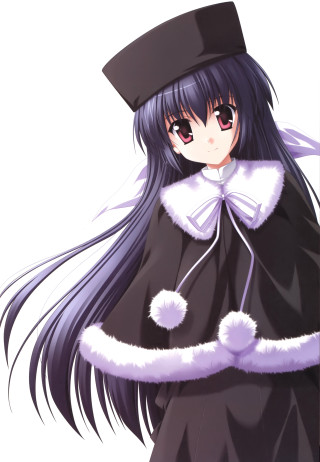 Girl black dress hat long - a girl free wallpaper