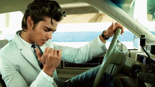 Man suit tie car adjusting - attractive free wallpaper