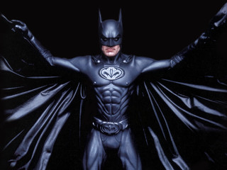 Batman dark arms outstretched hands - his hands out free wallpaper