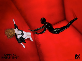 Woman black white outfit red - outfit free wallpaper
