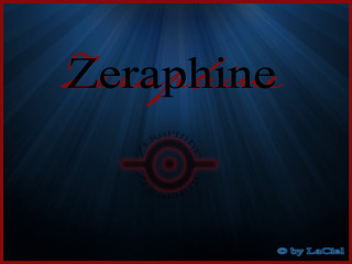 Blue background zeraphine red black - letter free wallpaper