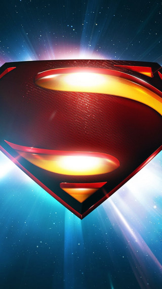 Superman logo bright light blue - carles delclaux i free wallpaper