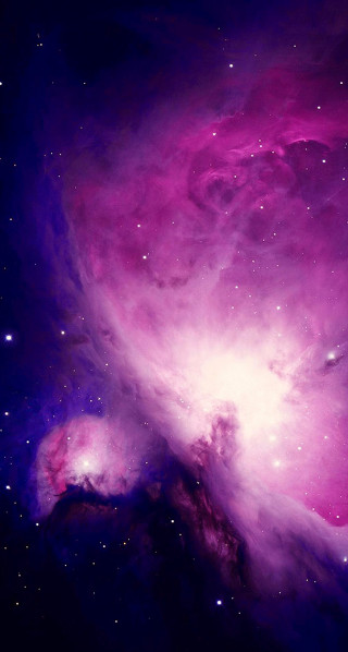 Purple blue space stars dust 6 - space art free wallpaper