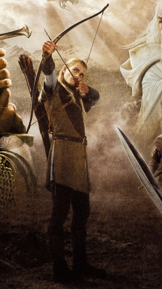 Man holding bow arrow painting - a beard and a beard free wallpaper