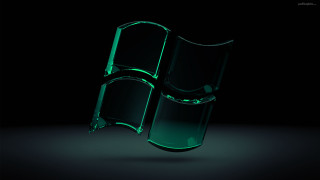Green glass holography 3d render - filip hodas free wallpaper