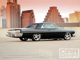 Black car city skyline tall - clean free wallpaper