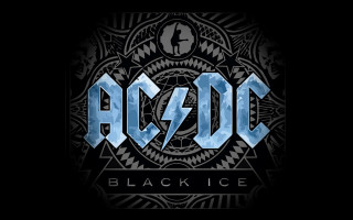 Black blue logo ac dc - blue letter free wallpaper
