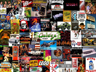 Collage games logos wall colors - a collage of various images free wallpaper