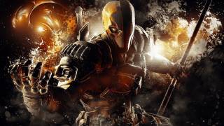 Man yellow mask gun knife - a gun and a knife free wallpaper