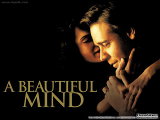 Beautiful mind movie poster kissing - a man and woman free wallpaper for desktop