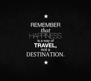 Black white quote happiness travel - benjamin franklin free wallpaper