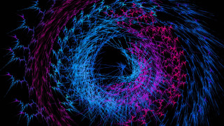 Colorful circular pattern lines dots - line free wallpaper
