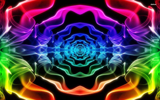 Colorful abstract design black background 5 - a colorful abstract design free wallpaper