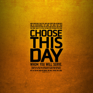Yellow background black text credits - someone free wallpaper