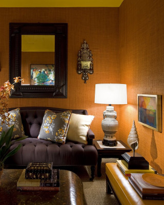 Living room couch lamp mirror - table free wallpaper