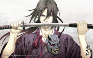 Man sword demon face mask - a demon face free wallpaper
