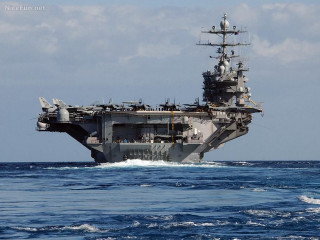 Military ship ocean small boat - matte painting free wallpaper