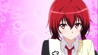 Girl red hair tie serious 2 - aguri uchida free wallpaper