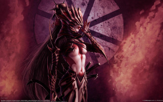 Woman sword demon back heroic 2 - her back free wallpaper