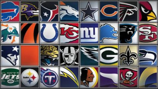 Nfl logos wall black frame - incoherent free wallpaper