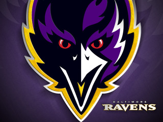 Ravens logo red eye black - a yellow beak free wallpaper