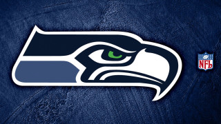 Seattle football logo blue background - official medium free wallpaper