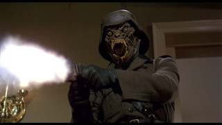 Man mask gun smoke helmet - dieselpunk free wallpaper