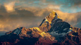 Mountain peak cloudy sky clouds - carl critchlow free wallpaper