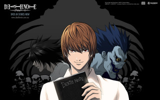 Man holding book demon shoulder - his shoulder free wallpaper