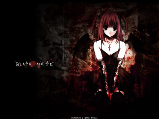 Redhair gothicangelwings blackdress darkbackground animealice - angel free wallpaper