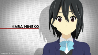 Anime character blue bowtie black - black hair free wallpaper