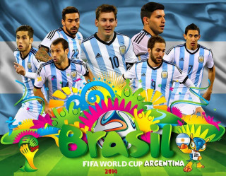 Men group standing flag brasil - international typographic style free wallpaper for desktop