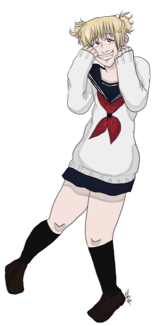 Anime yandere schoolgirl redbow blonde - purism free wallpaper