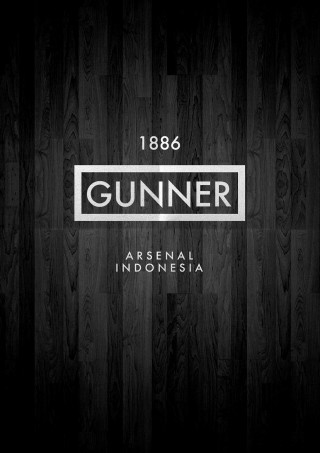 Black white wooden wall gunner - international typographic style free wallpaper