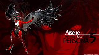 Anime character red black wings - outfit free wallpaper