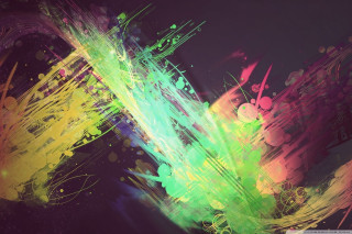 Colorful abstract background black green - graffiti paint free wallpaper