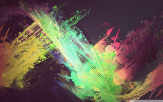 Colorful abstract painting black background 4 - graffiti paint free wallpaper