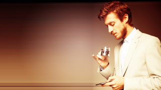 Man suit cellphone wine glass - a man in a suit holding free wallpaper