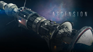 Space station large telescope ascension - a space station free wallpaper